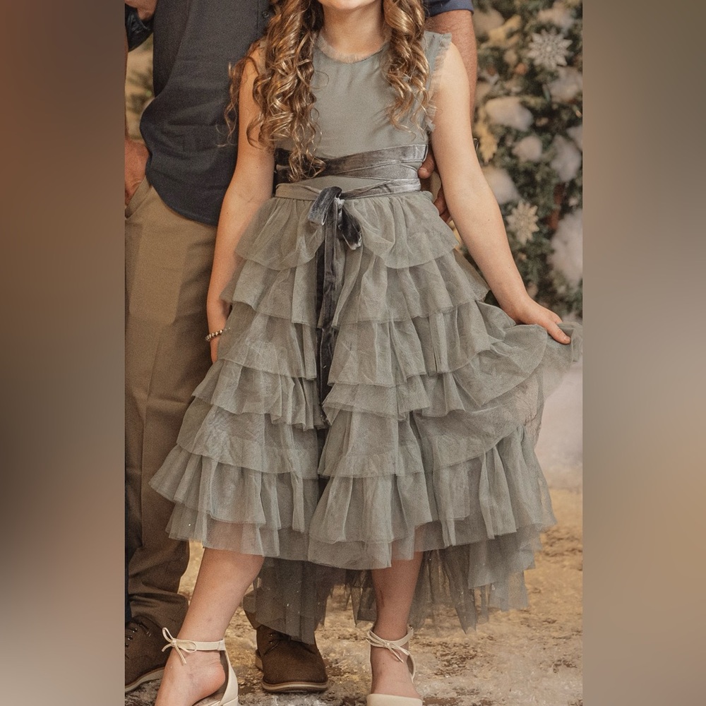 Joyfolie Christmas Hi Low Dress Sz 8